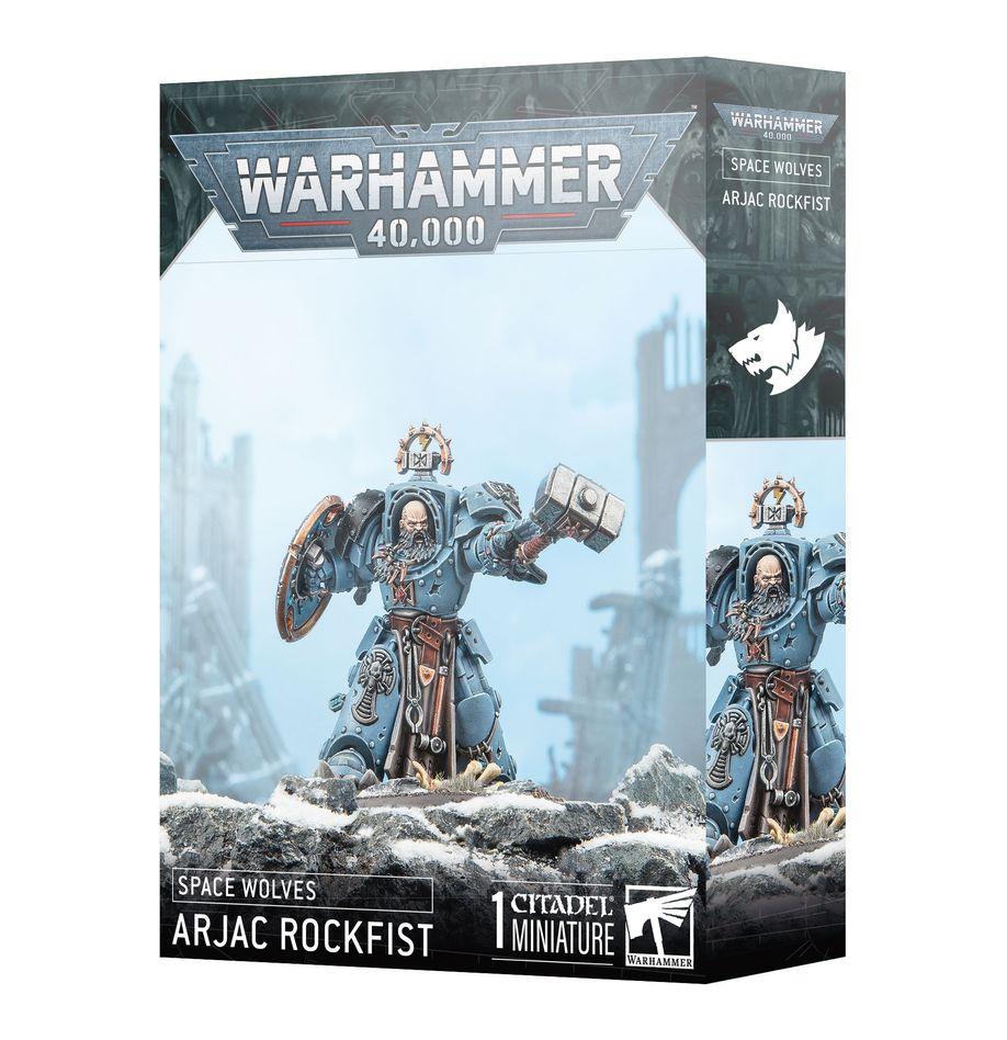 Warhammer 40000 Space Wolves Arjac Rockfist MKQDL0SDWY |76170|