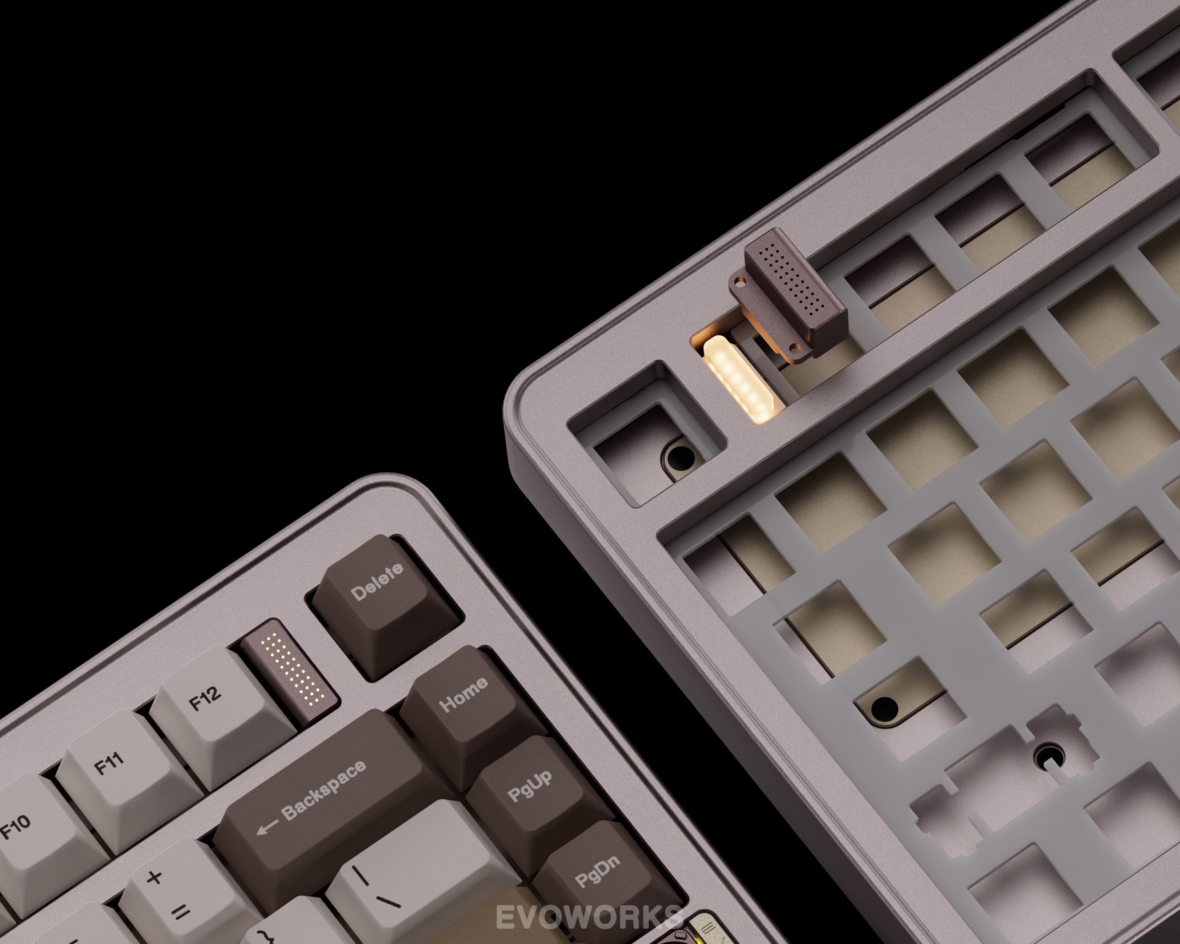 Evoworks Evo75 Aluminum Hotswap Wireless Keyboard