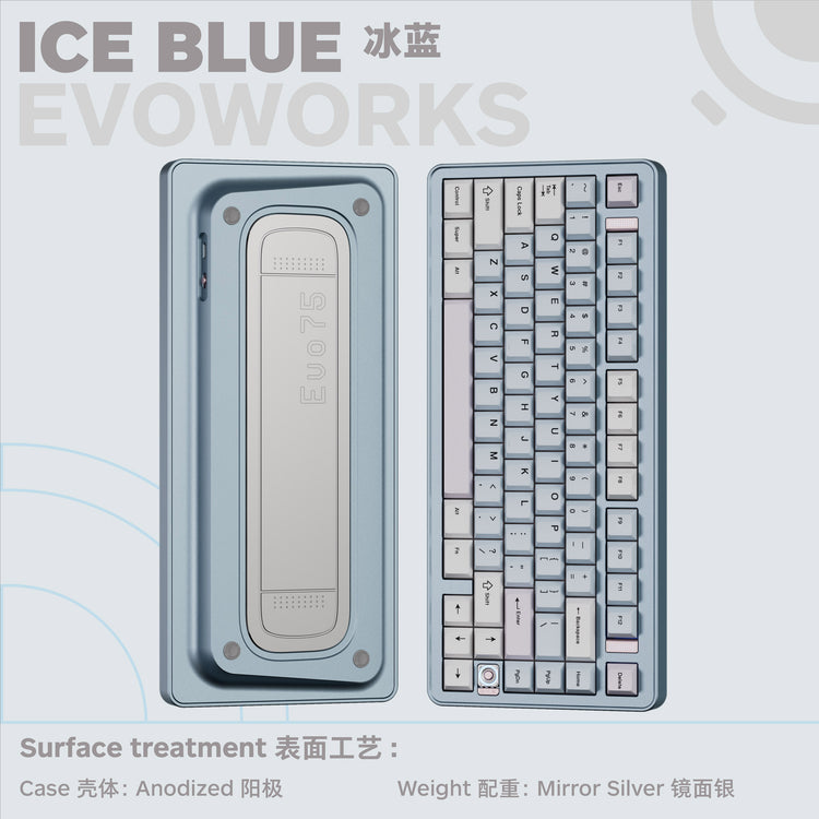 Evoworks Evo75 Aluminum Hotswap Wireless Keyboard MKTTJ5JET9 |26088|