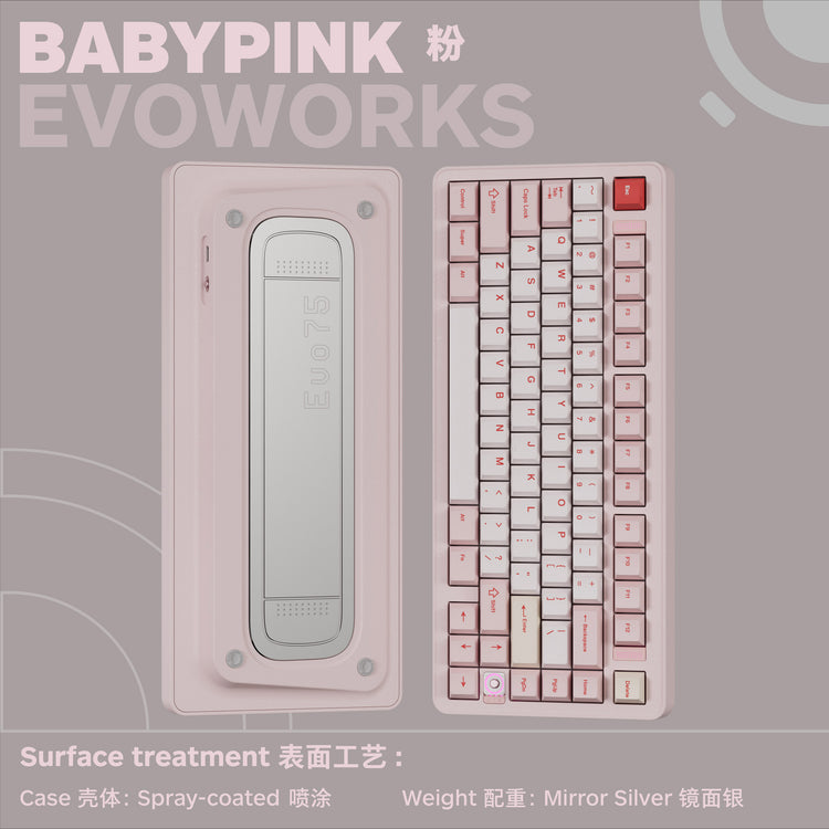 Evoworks Evo75 Aluminum Hotswap Wireless Keyboard MKTTJ5JET9 |26097|