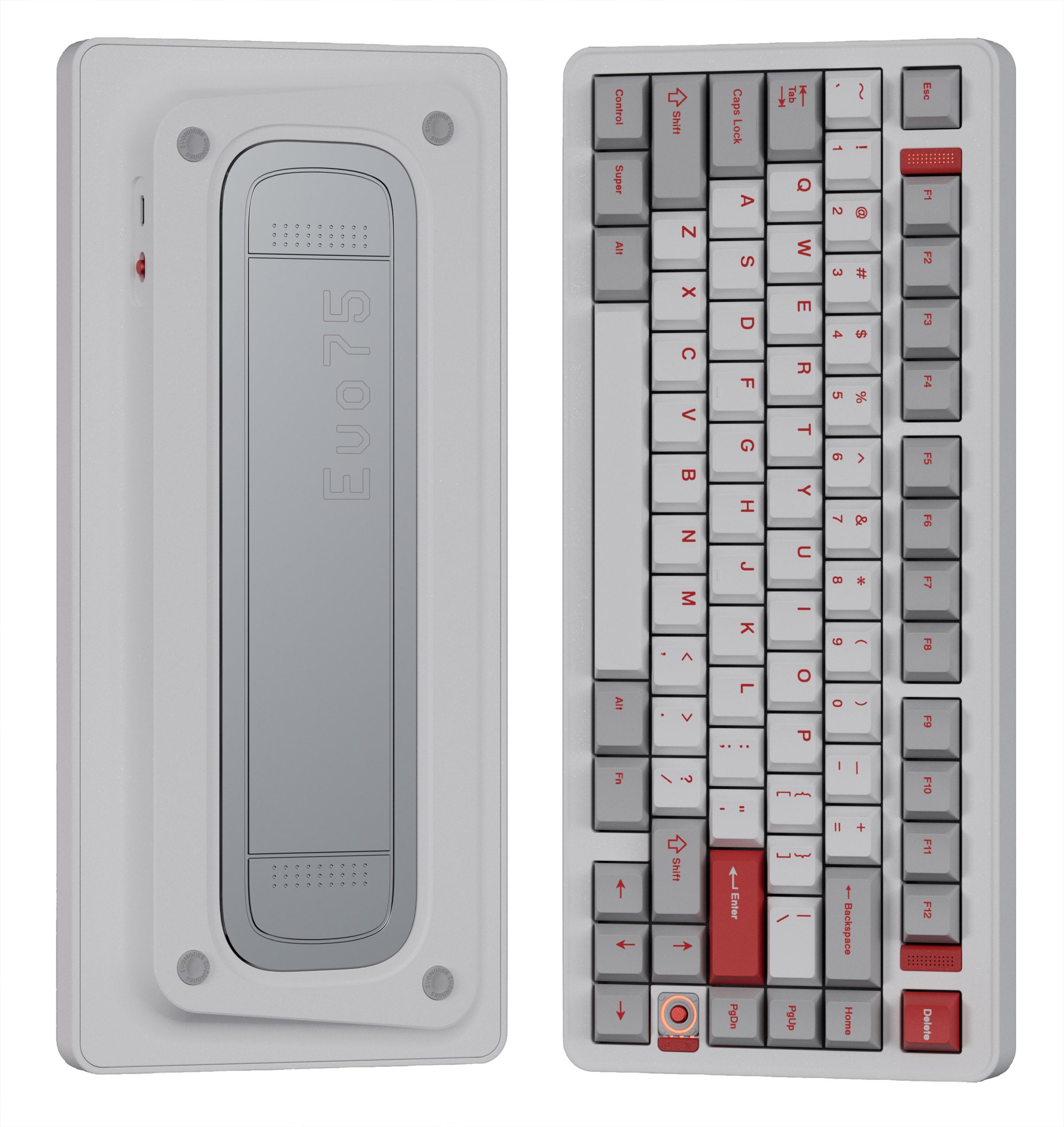 Evoworks Evo75 Aluminum Hotswap Wireless Keyboard MKTTJ5JET9 |76217|