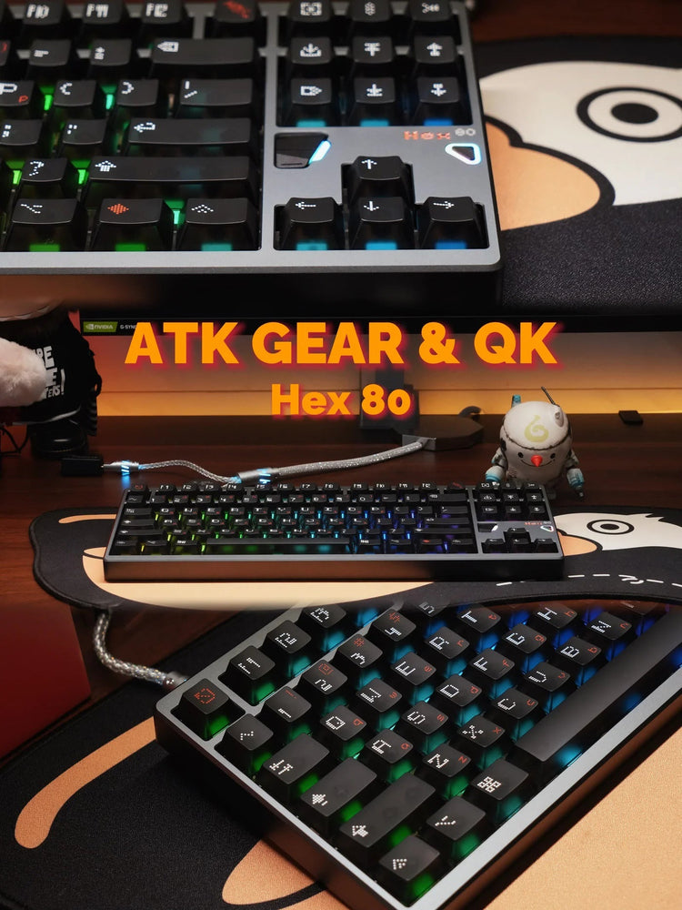 ATK X Qwertykeys Hex80 HE * 8K Aluminum Keyboard MK9WNEWLFA |76247|