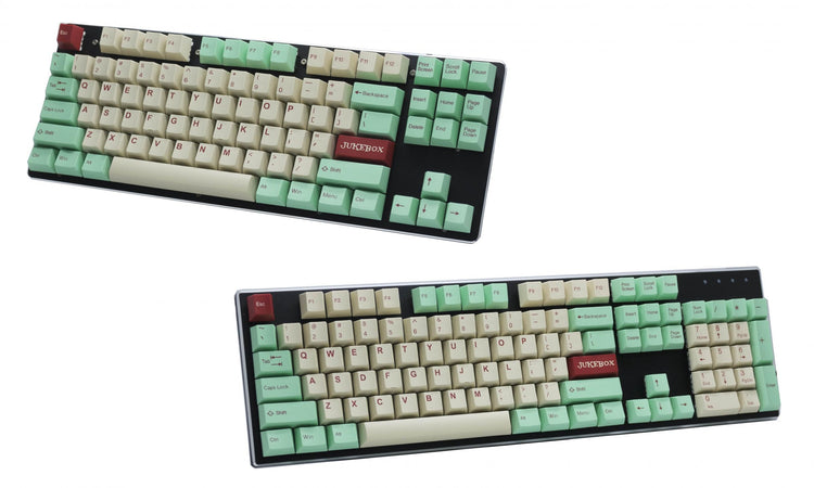 Tai-Hao Jukebox Cubic Profile Double Shot ABS Keycaps MKQ48CG6D5 |76718|