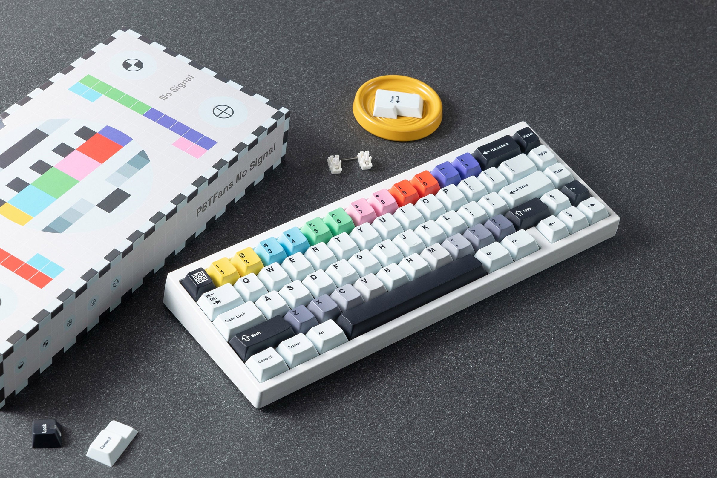 KBDFans PBTfans No Signal R2 Keycap Set - Thumbnail 4