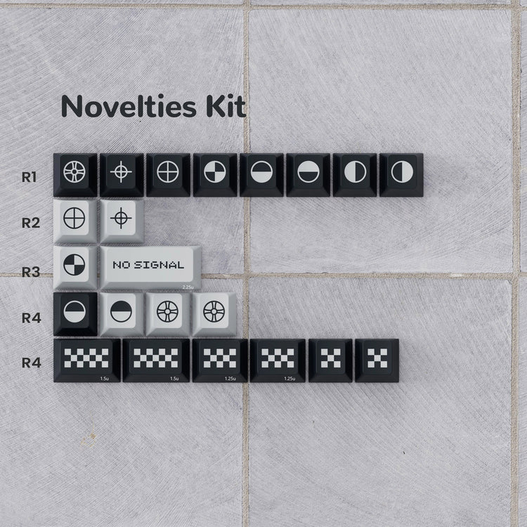 KBDFans PBTfans No Signal R2 * Keycap Set MKEJ6VU323 |26116|