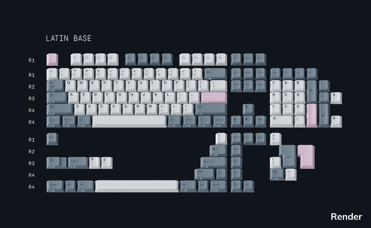 GMK Fuji * Keycap Set MKUWQHRGQP |0|