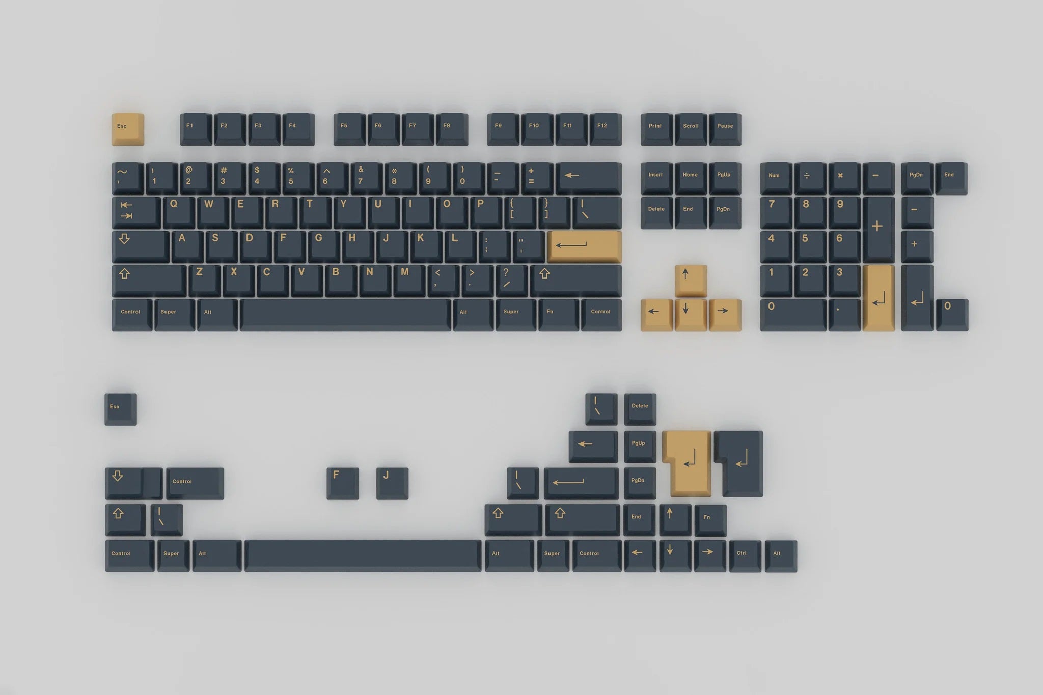 GMK Moonlight Base 137 Key Cherry Profile Keycap Set MKTGGGSJFH |0|