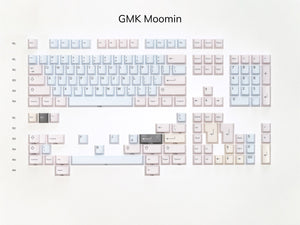 GMK Moomin Base 155 Key Cherry Profile Double Shot ABS Keycap Set MKMHNBH6EY |0|