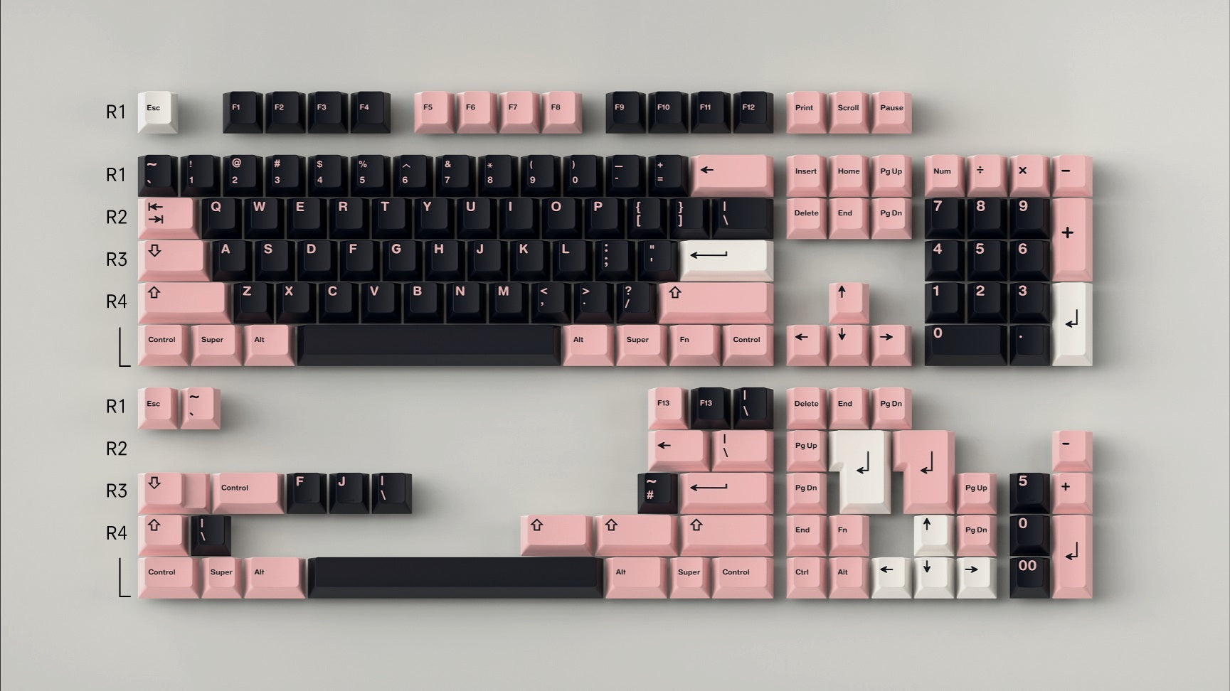 GMK Truffelschwein Base 153 Key Cherry Profile Double Shot ABS Keycap Set MKQVTF0MP9 |0|