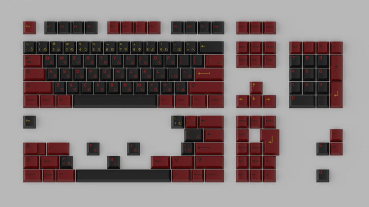 GMK Higanbana Base 147 Key Cherry Profile Double Shot ABS Keycap Set MK57LJM10Q |0|