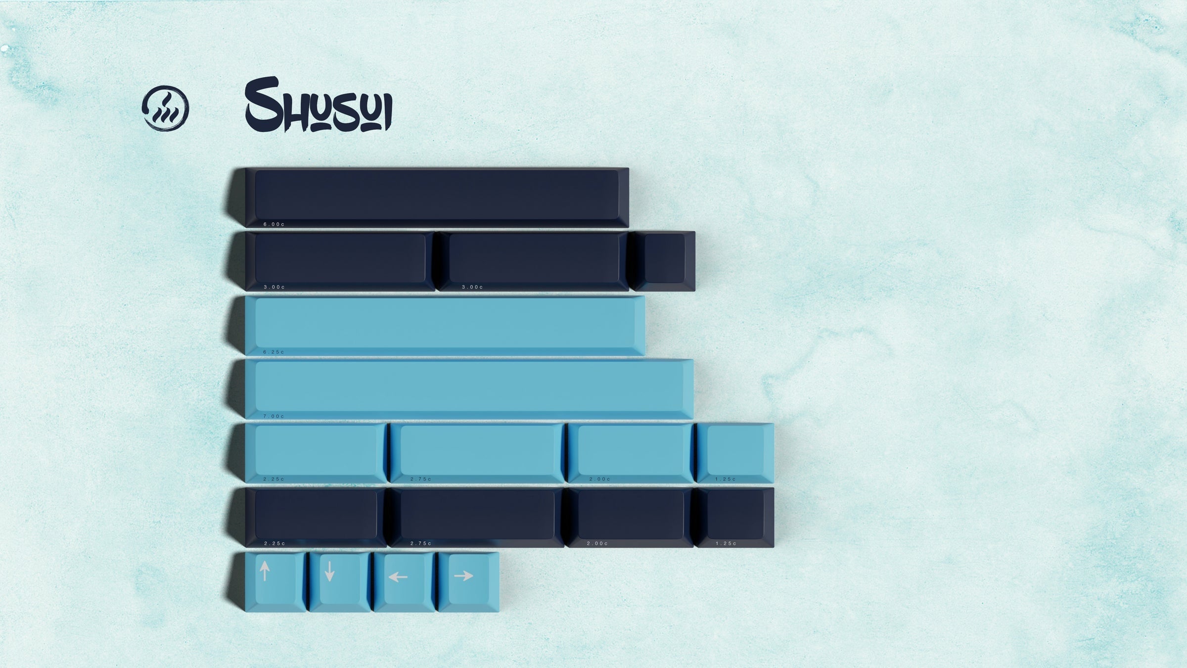 GMK Zen Pond * Cherry Profile Double Shot ABS Keycap Set MKO1DSPUY0 |26160|