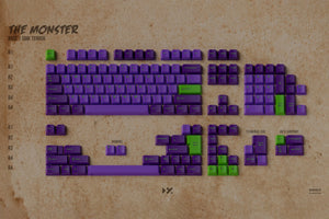 GMK Terror Base 155 Key Cherry Profile Double Shot ABS Keycap Set MKRI5A7X4R |0|
