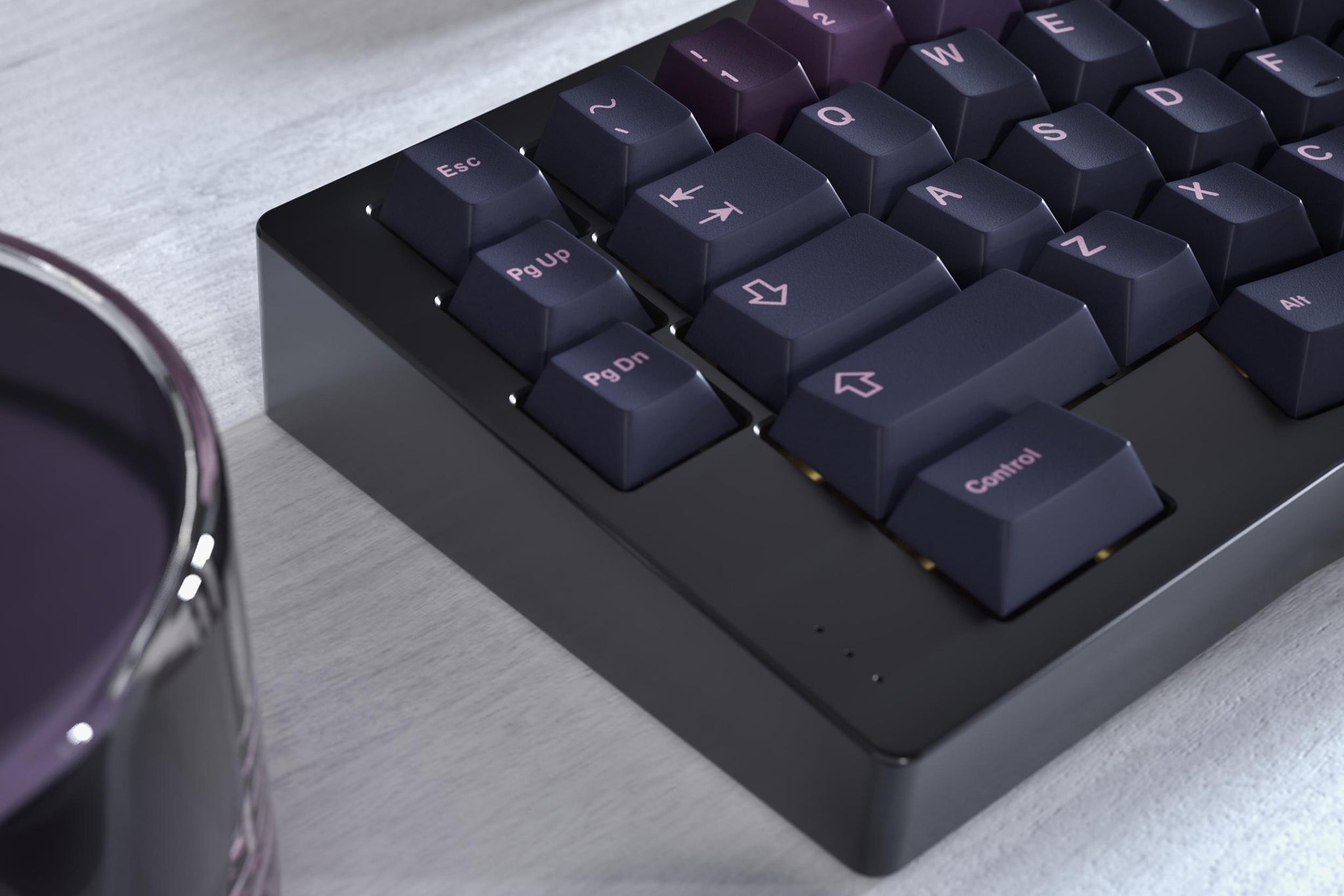 GMK Rouge R2 Base 114 Key Cherry Profile Double Shot ABS Keycap Set MKESKGI0PO |76312|