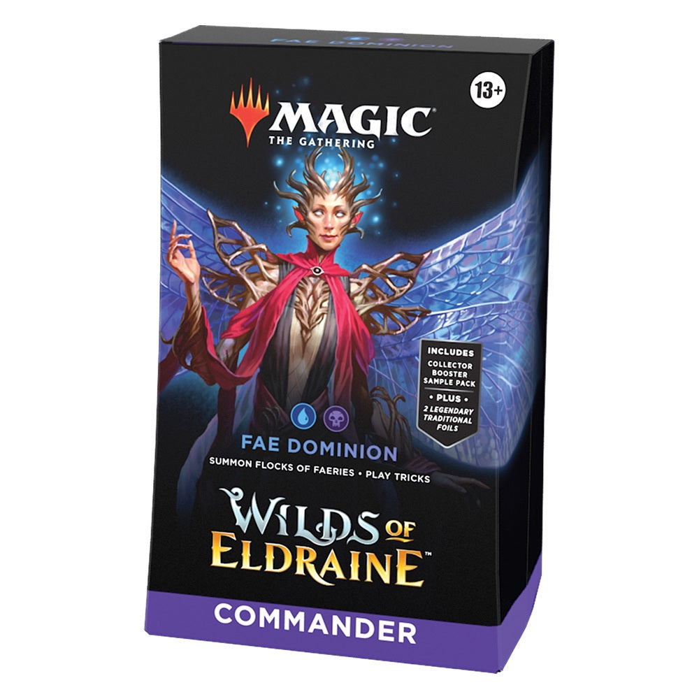 Magic The Gathering Wilds of Eldraine Commander Deck Fae Dominion MKM2A87LHJ |0|