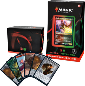 Magic The Gathering Starter Commander Deck Draconic Destruction MK93VRHVEC |76211|