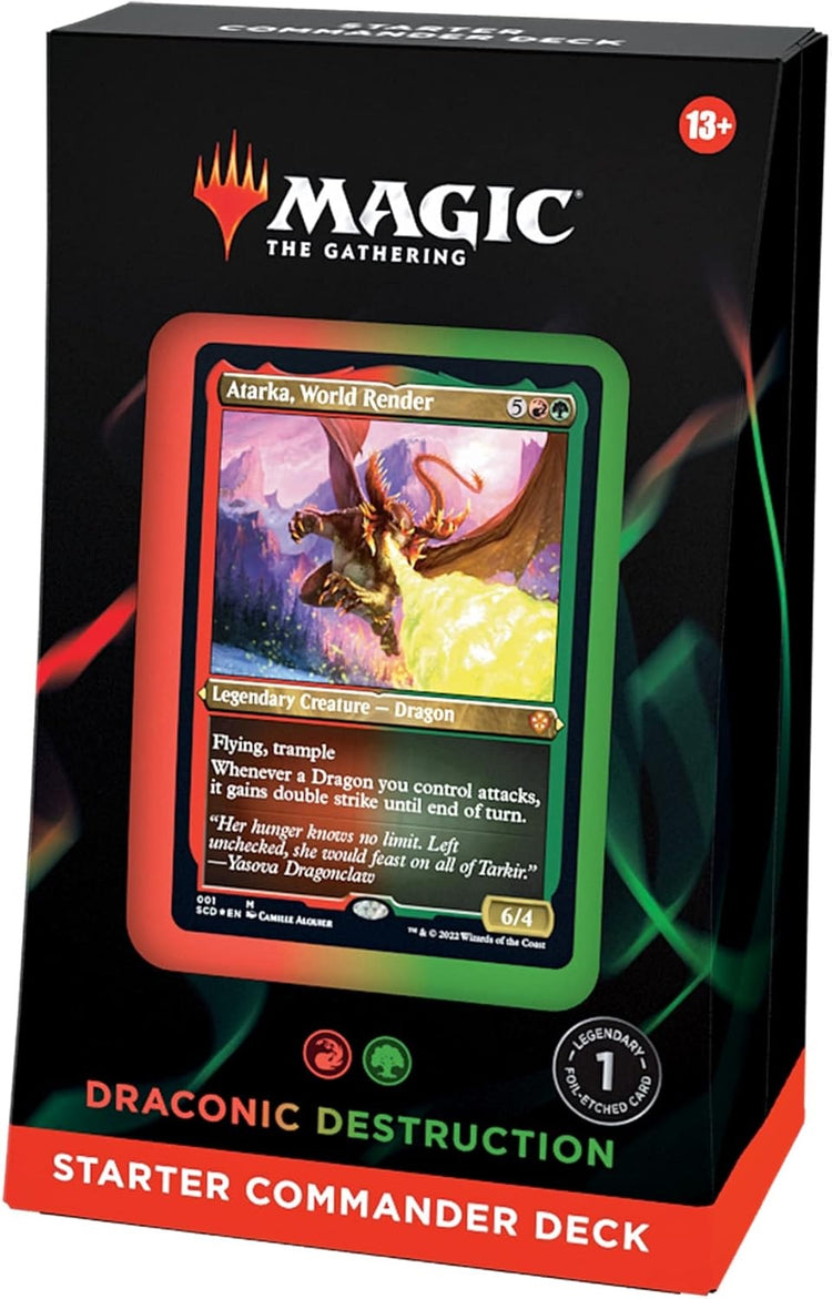 Magic The Gathering Starter Commander Deck Draconic Destruction MK93VRHVEC |0|