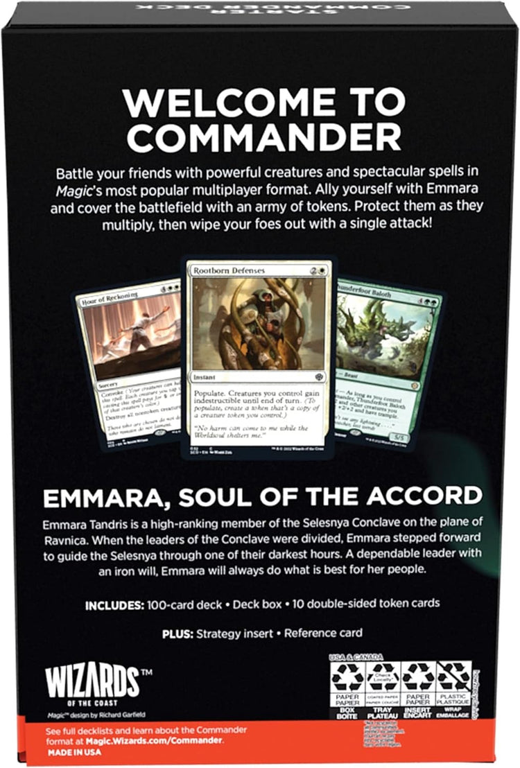 Magic The Gathering Starter Commander Deck Token Triumph MKT5AVDM58 |76210|