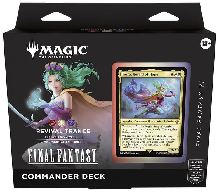 Magic: The Gathering - Final Fantasy Commander Deck - Revival Trance MKE4FM4FS4 |0|