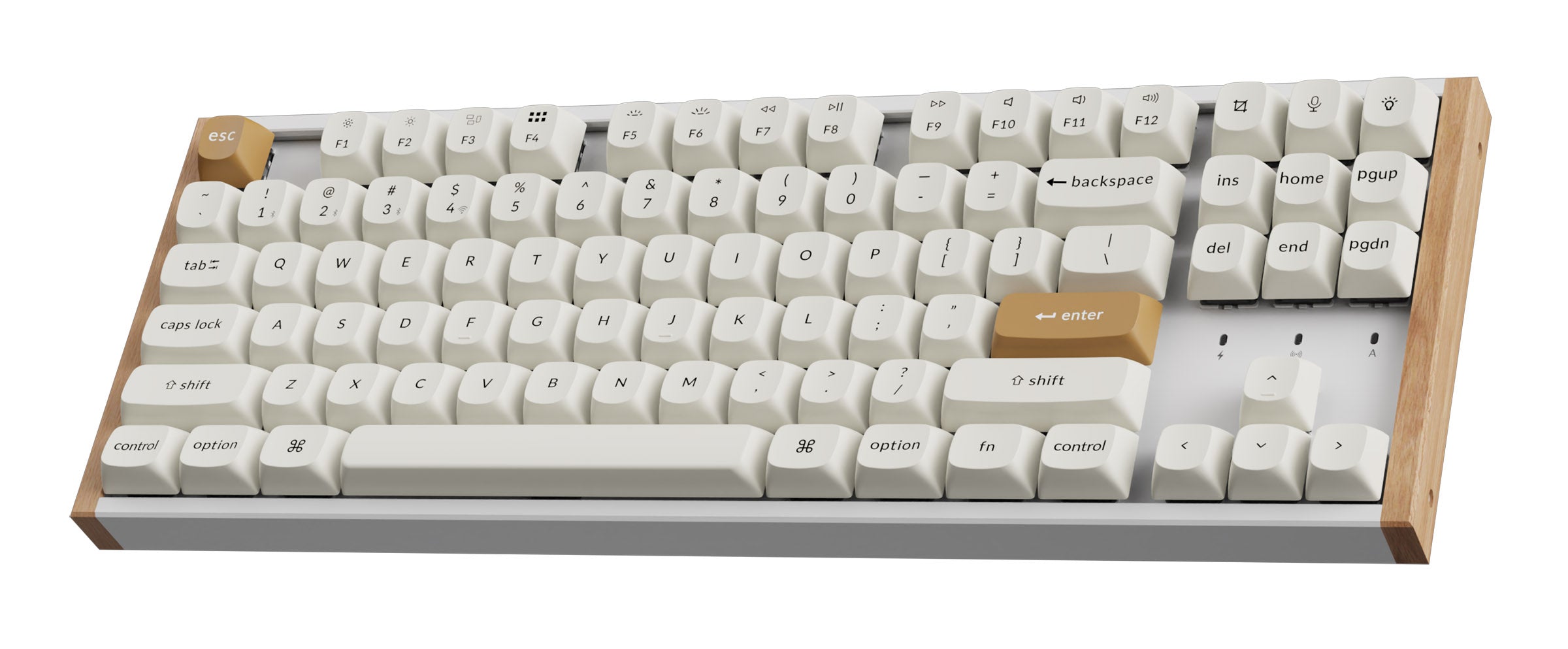 Keychron K8 White LED 日本語配列 茶軸 【公式通販】