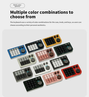 DOIO KB16 Triple Knob Macro Pad Keyboard MKTXE3U9Z9 |76802|