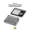 DOIO KB16 Triple Knob Macro Pad Keyboard