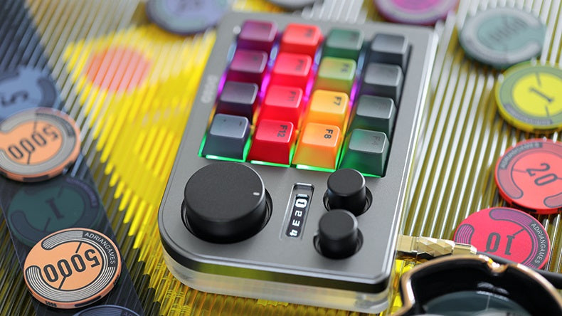 DOIO KB16 Triple Knob Macro Pad Keyboard MKTXE3U9Z9 |80108|