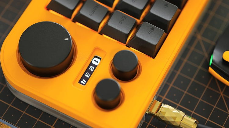 DOIO KB16 Triple Knob Macro Pad Keyboard MKTXE3U9Z9 |80107|