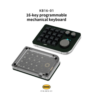 DOIO KB16 Triple Knob Macro Pad Keyboard MKTXE3U9Z9 |26219|
