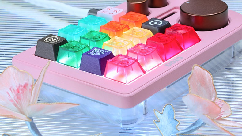 DOIO KB16 Triple Knob Macro Pad Keyboard MKTXE3U9Z9 |80103|