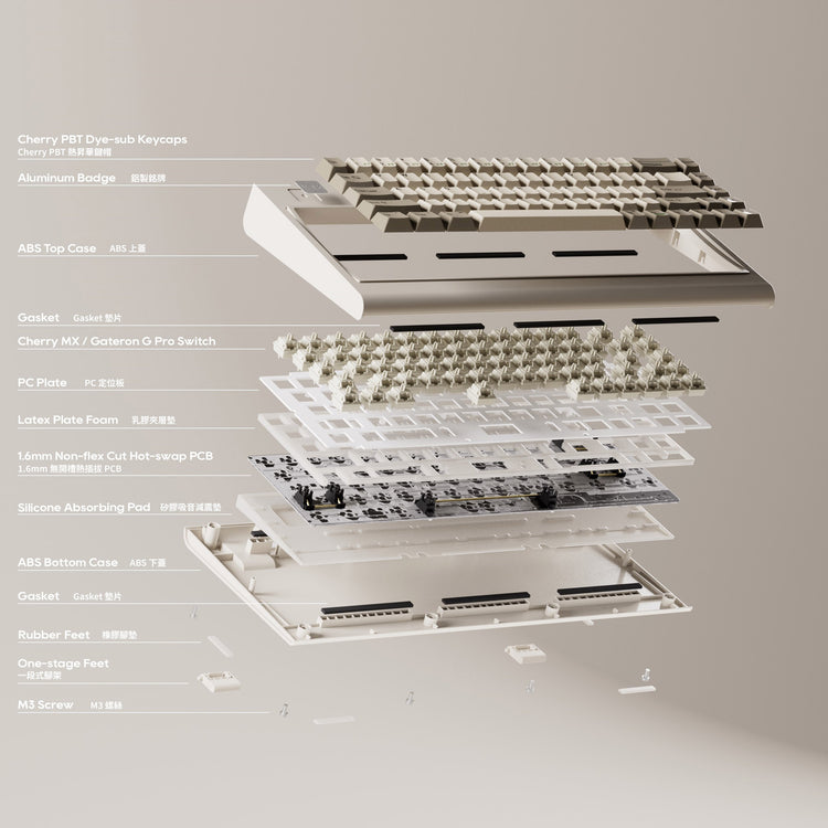 Vortex Model M 68 Wireless Keyboard MKRD3BNYC6 |76743|