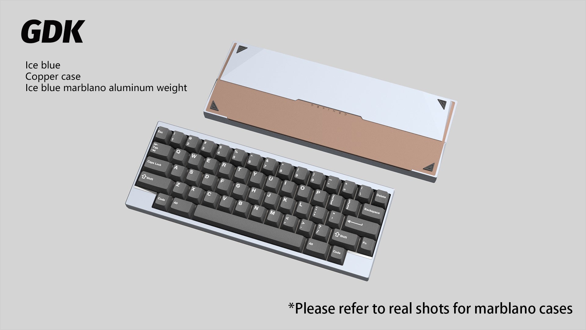 GDK lab DK1-60% keyboard 自作キーボード GDK Lab DK1-60 Barebones 60% Hotswap Wireless DIY Keyboard Kit Group B