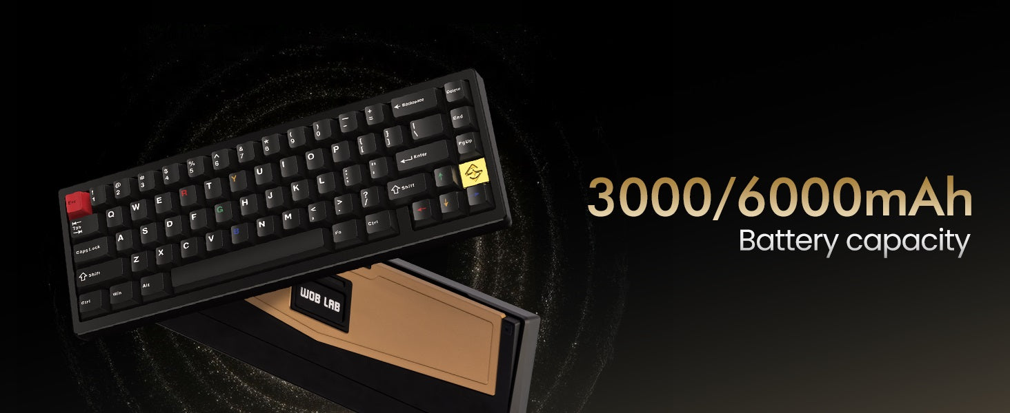 WOBKEY Zen 65 * Aluminum Wireless Keyboard MK0CF8LSND |77206|