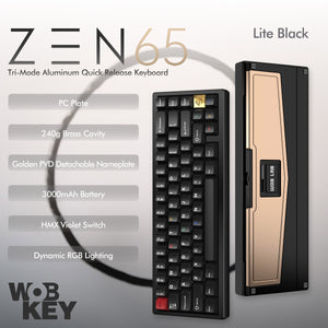 WOBKEY Zen 65 * Aluminum Wireless Keyboard MK0CF8LSND |26259|