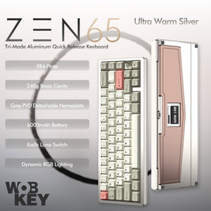 WOBKEY Zen 65 * Aluminum Wireless Keyboard MK0CF8LSND |26266|