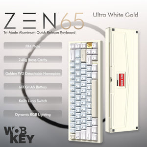 WOBKEY Zen 65 * Aluminum Wireless Keyboard MK0CF8LSND |26268|