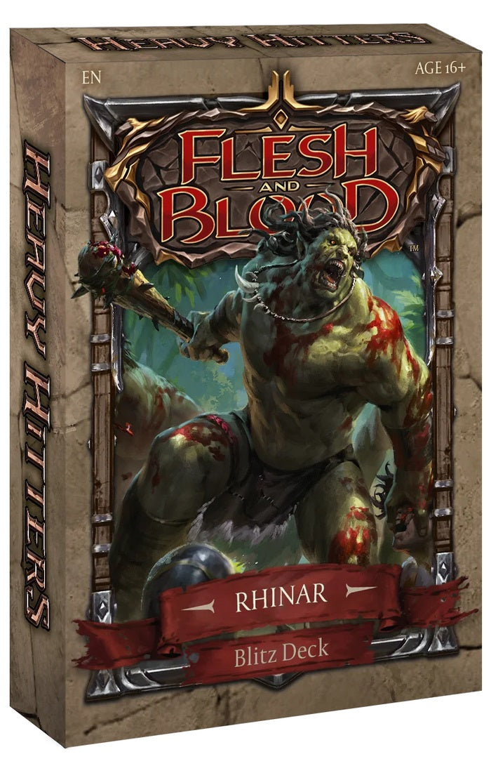 Flesh and Blood Heavy Hitters Blitz Deck Rhinar MKU8UGURV8 |0|
