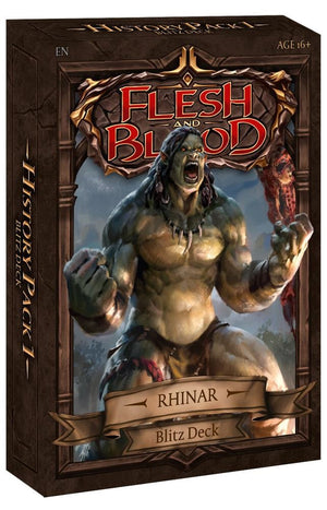 Flesh and Blood History Pack 1 Blitz Deck Rhinar MK8NI1UX0K |0|