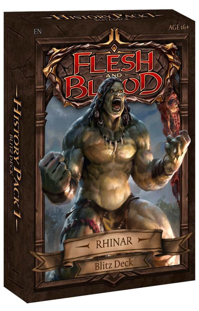 Flesh and Blood History Pack 1 Blitz Deck Rhinar MK8NI1UX0K |0|