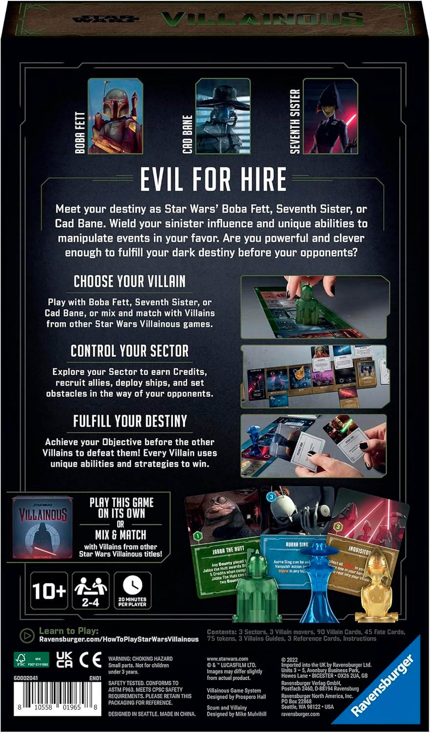 Star Wars Villainous Scum and Villainy MKSETB1YJT |76418|