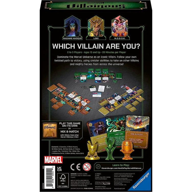 Marvel Villainous Expandalone Mischief and Malice MKQFTCVA1Y |76422|