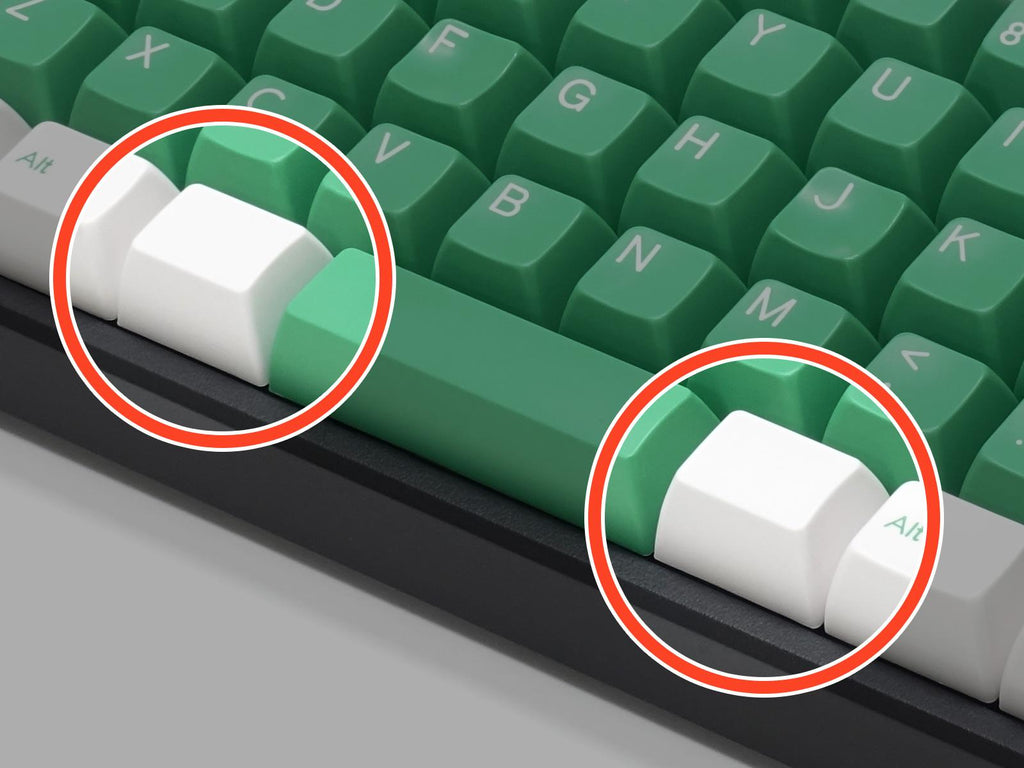 Filco Sugar / Mint MINILA 72 Key SA Profile Double Shot ABS Keycap Set