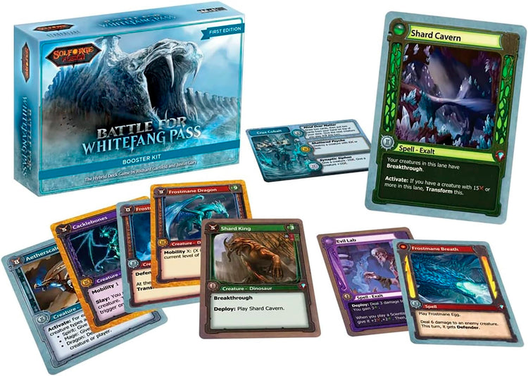 Solforge Fusion Set Booster Kit Battle for WhiteFang Pass First Edition MKJQ4YJ7LL |76435|