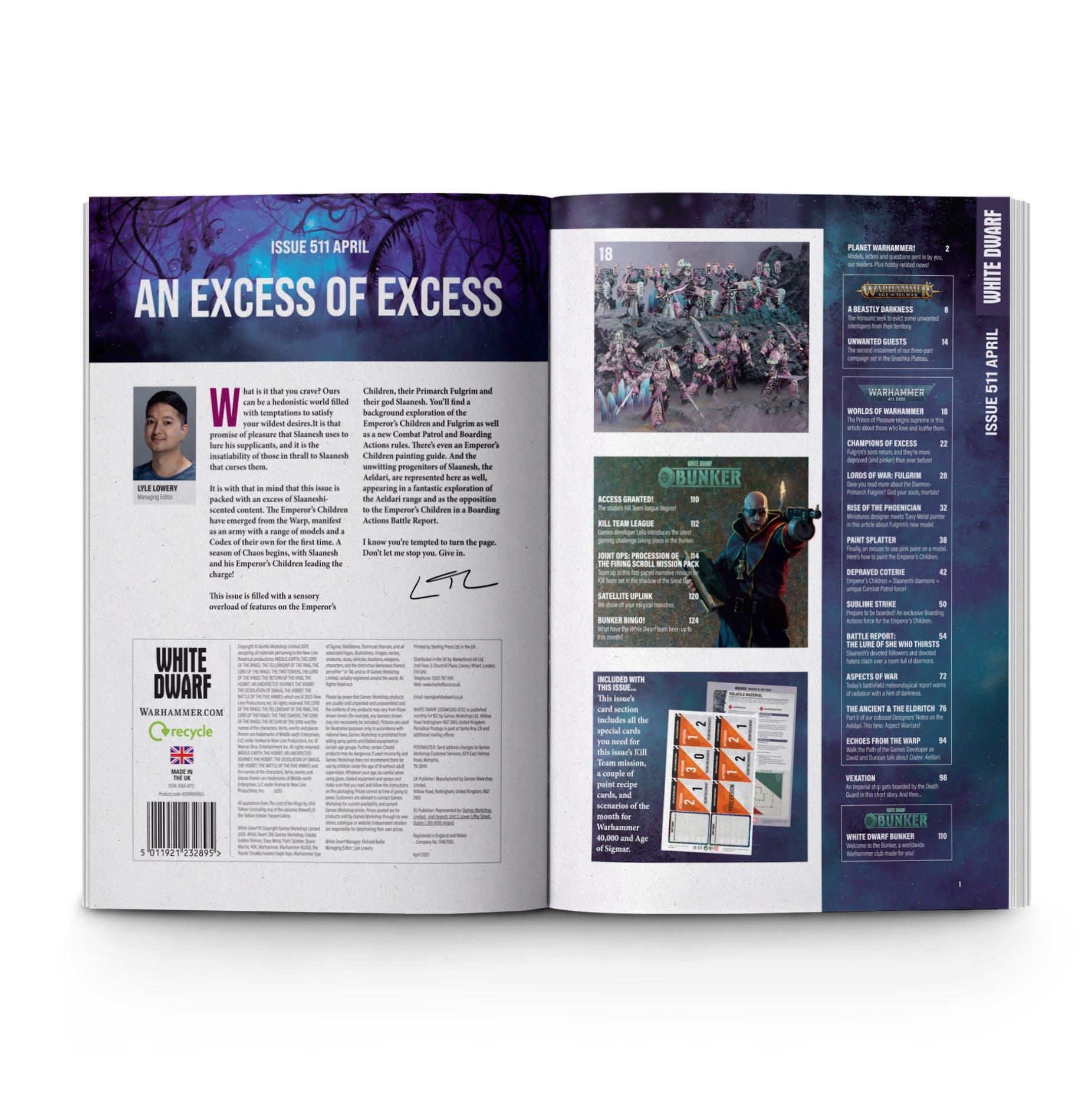 Warhammer White Dwarf Magazine Issue 511 (April 25) MKV3RZETEF |76542|