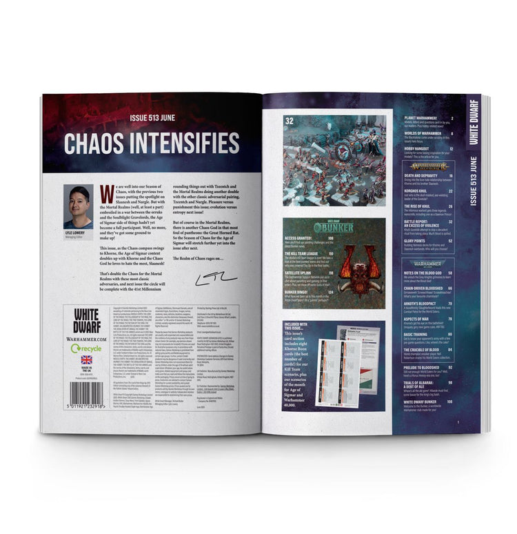 Warhammer White Dwarf Magazine Issue 513 (June 25) MKEAHMMIEZ |76545|