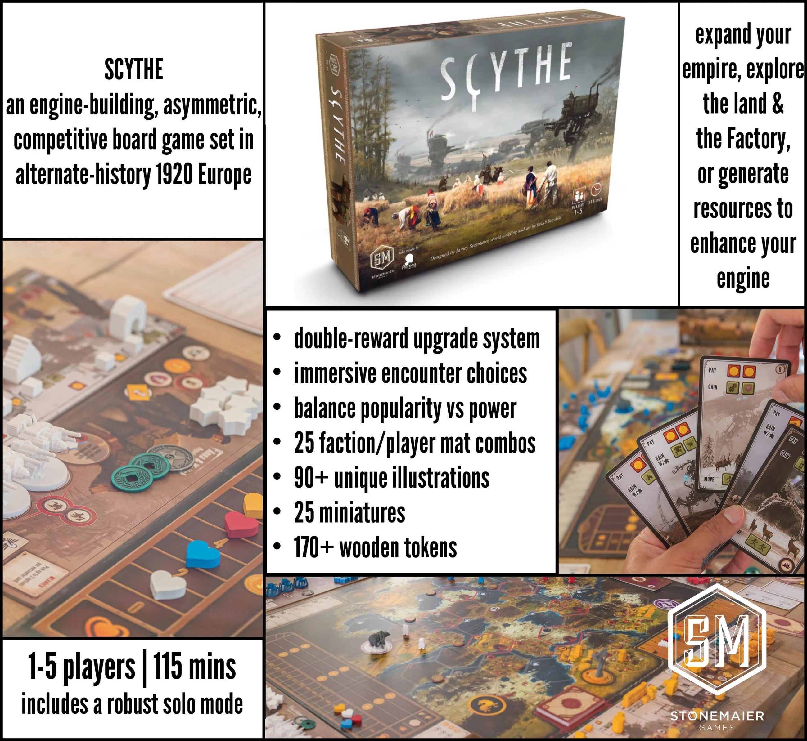 Scythe Engine Building Board Game MKV3QMWQPV |76553|