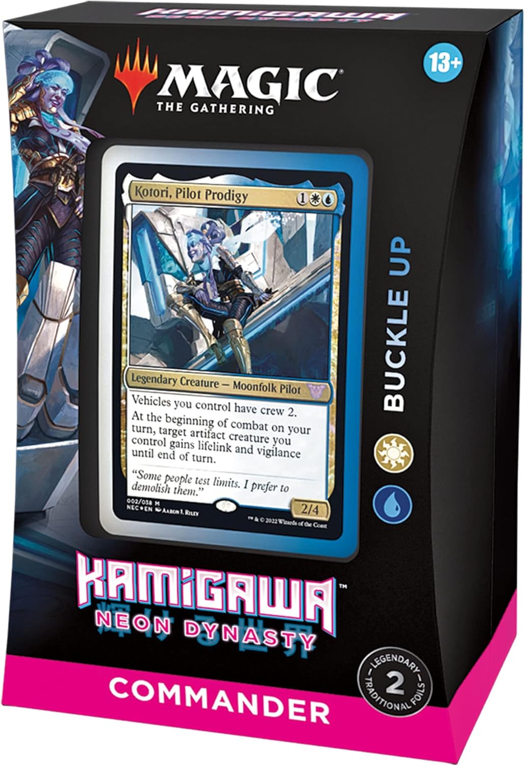 Magic The Gathering Kamigawa Neon Dynasty Commander Deck Buckle Up MKCNFLK2YI |0|
