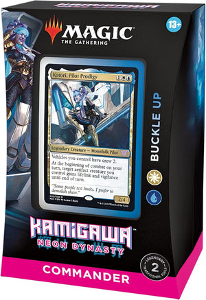 Magic The Gathering Kamigawa Neon Dynasty Commander Deck Buckle Up MKCNFLK2YI |0|