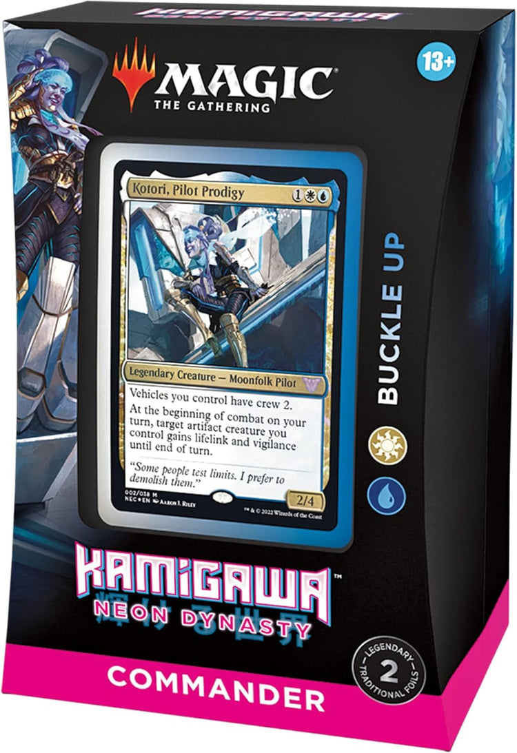 Magic The Gathering Kamigawa Neon Dynasty Commander Deck Buckle Up MKCNFLK2YI |0|
