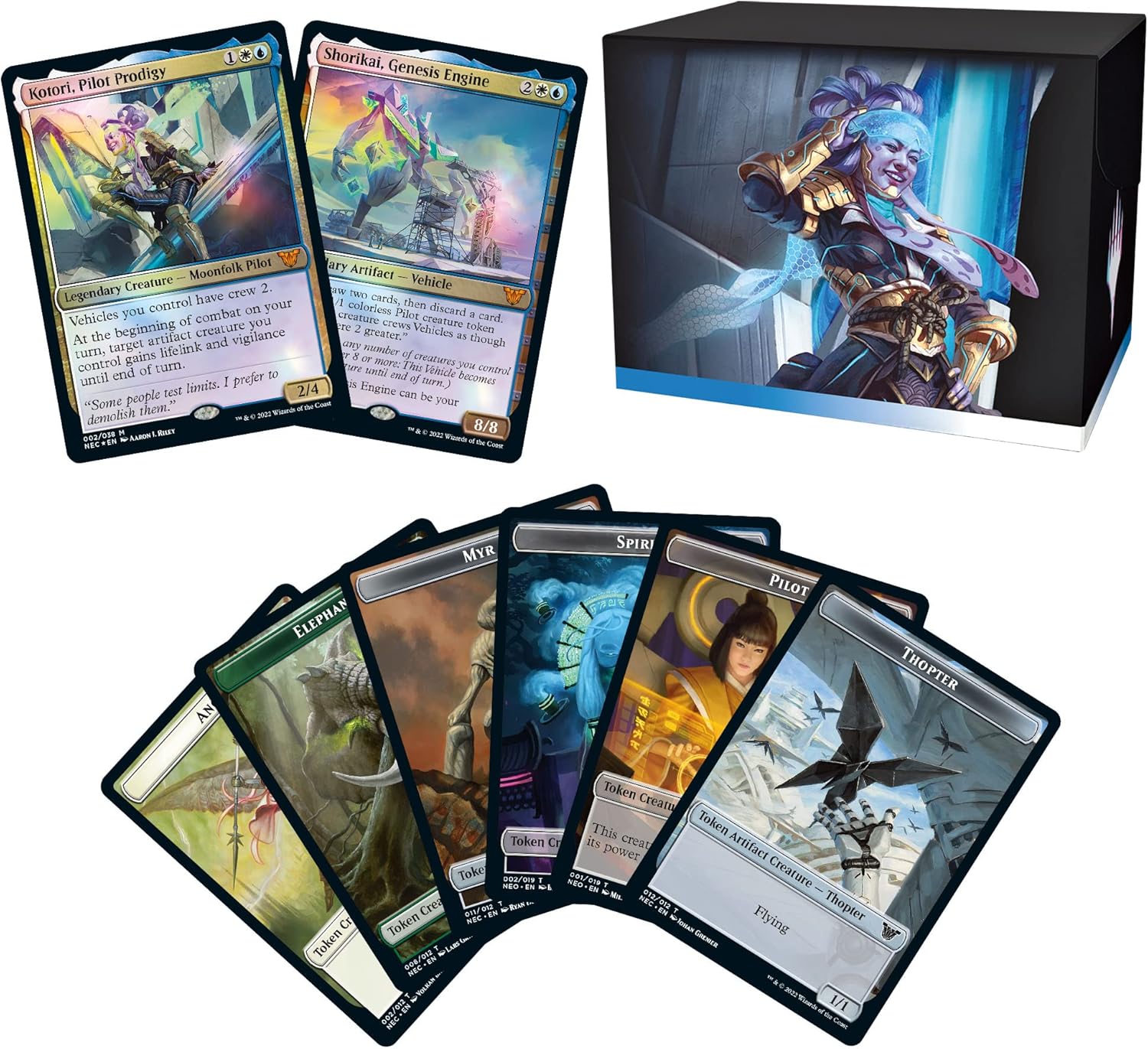 Magic The Gathering Kamigawa Neon Dynasty Commander Deck Buckle Up MKCNFLK2YI |76559|