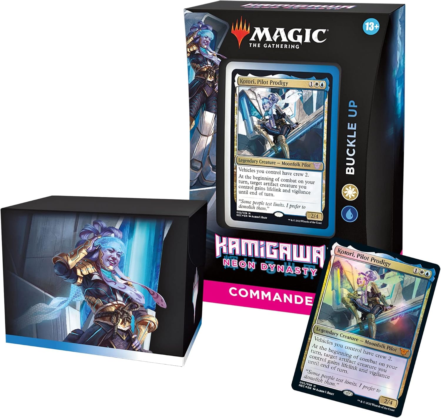 Magic The Gathering Kamigawa Neon Dynasty Commander Deck Buckle Up MKCNFLK2YI |76563|